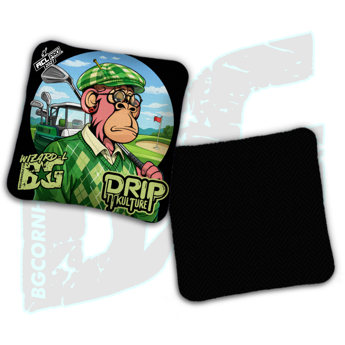 2027 Multiple Bag Models - DK x BG "Birdie" - ACL Pro Stamped Cornhole Bags - Set of 4 Bags