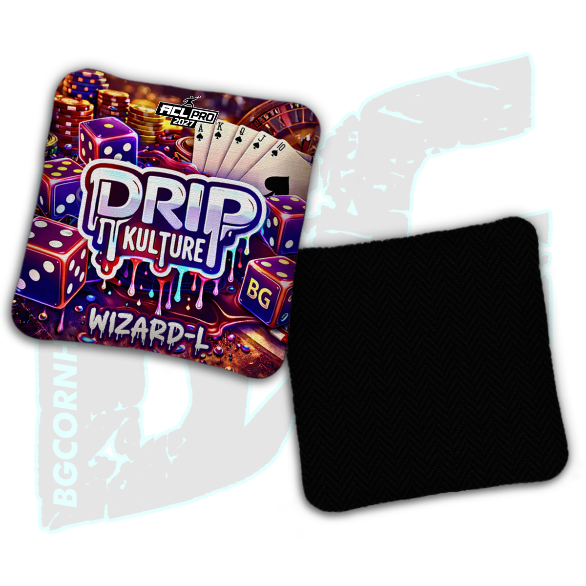 2027 Multiple Bag Models - DK x BG "Jackpot" - ACL Pro Stamped Cornhole Bags - Set of 4 Bags