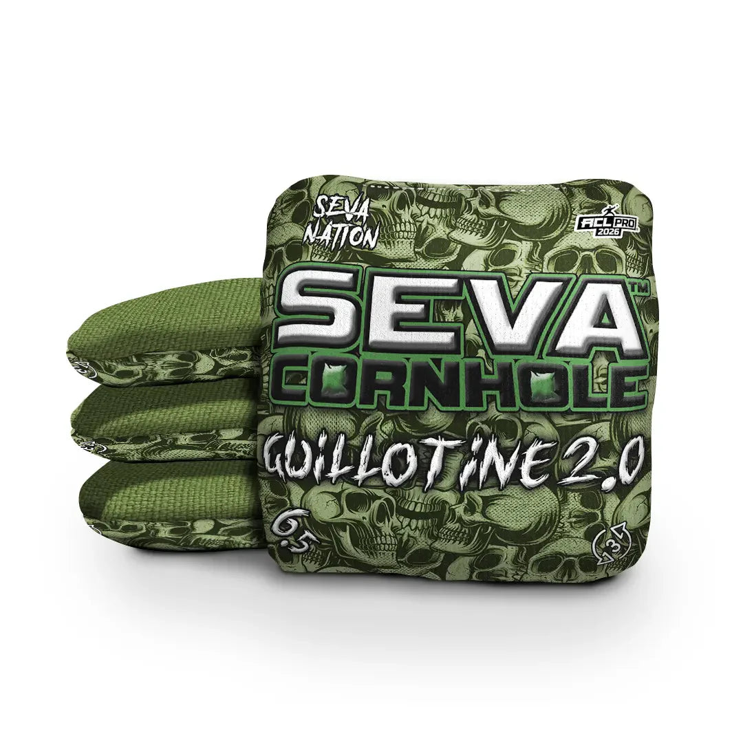 Guillotine 2.0 - Skulls - Set of 4 Cornhole Bags