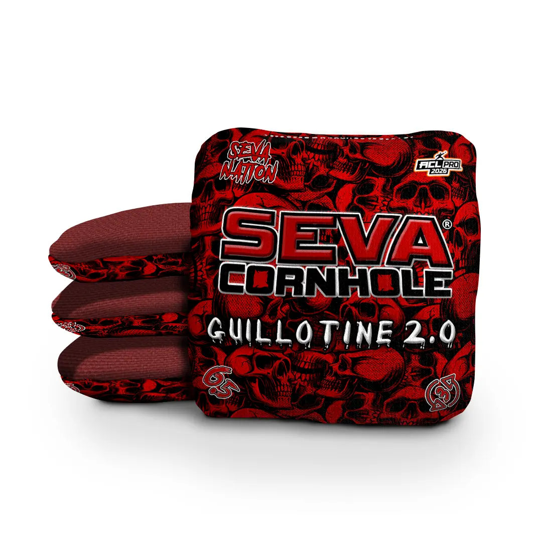 Guillotine 2.0 - Skulls - Set of 4 Cornhole Bags
