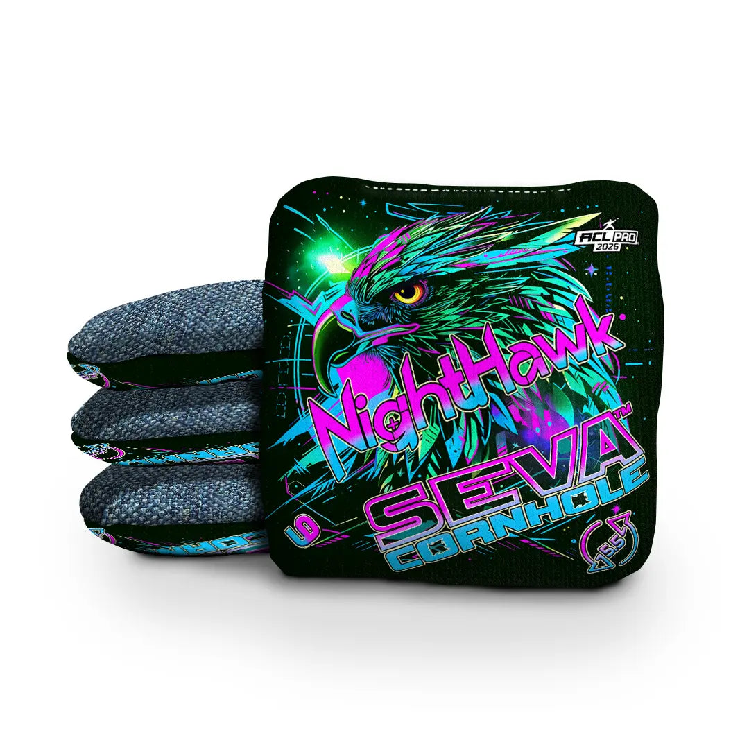 NightHawk - Retro - Set of 4 Cornhole bags
