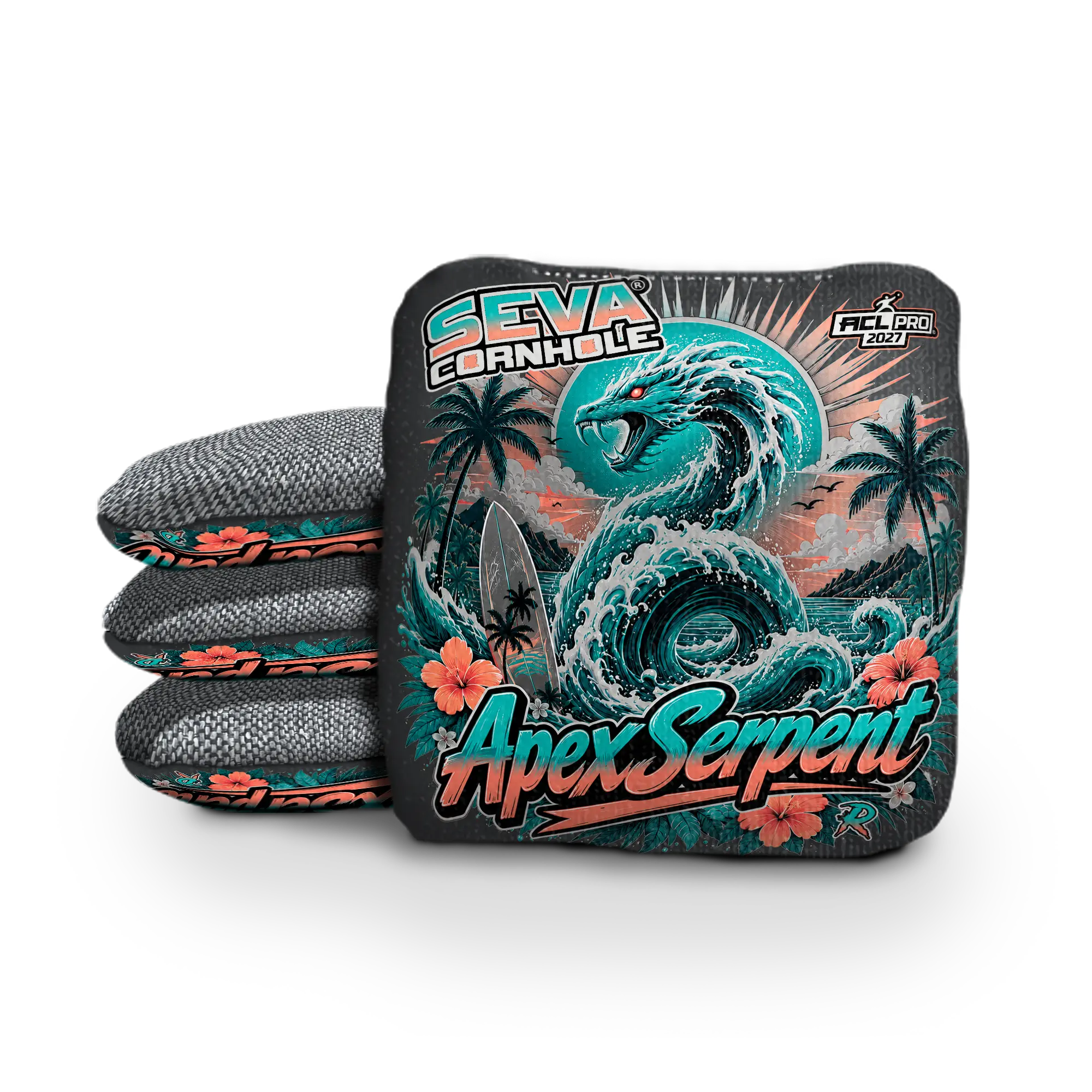 ApexSerpent Tropic - Set of 4 Cornhole bags