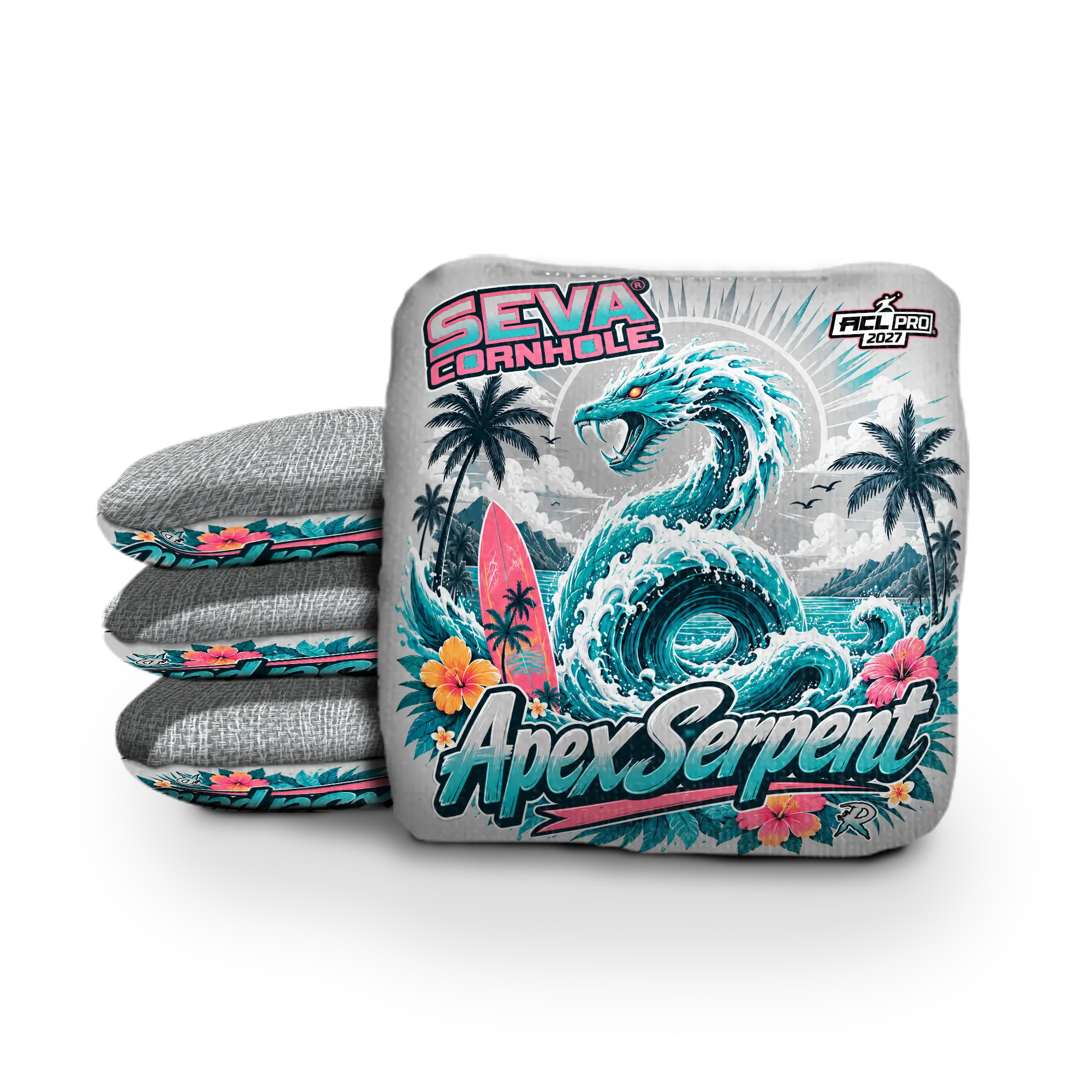 ApexSerpent Tropic - Set of 4 Cornhole bags