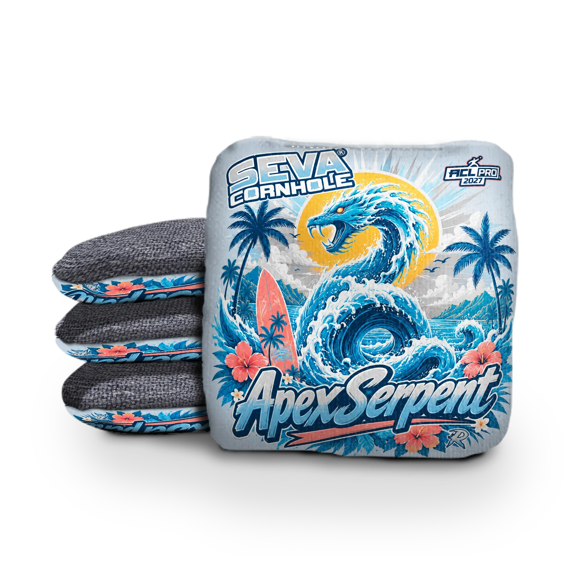 ApexSerpent Tropic - Set of 4 Cornhole bags