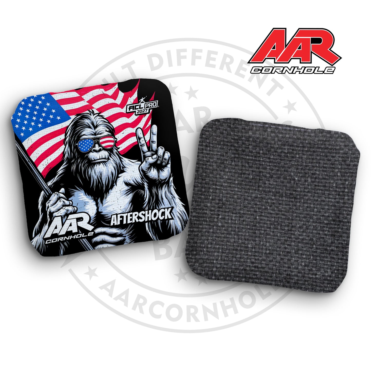 2027 AAR Aftershock Cornhole Bags - USA Bigfoot Edition - ACL Pro Stamped - SET OF 4