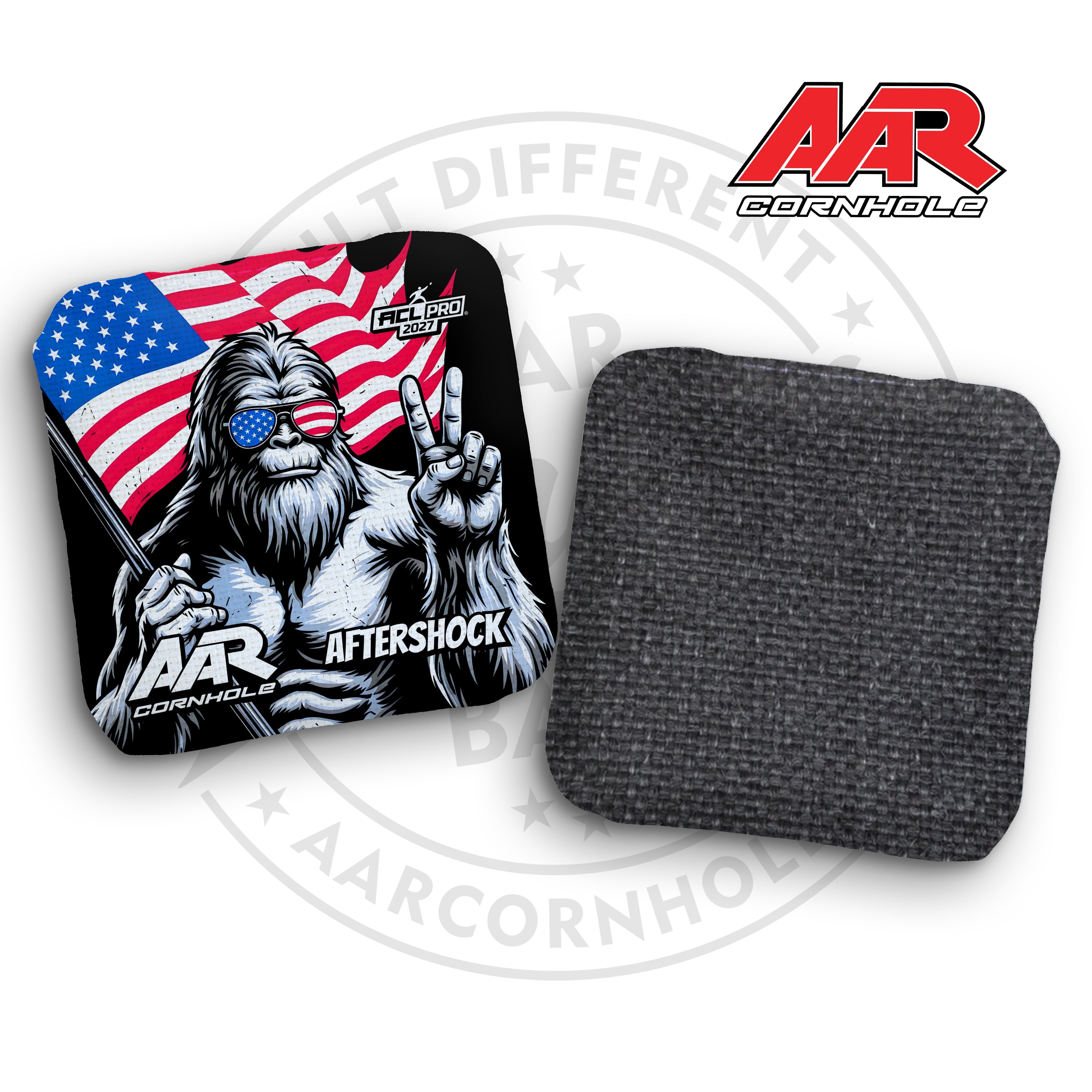 2027 AAR Aftershock Cornhole Bags - USA Bigfoot Edition - ACL Pro Stamped - SET OF 4