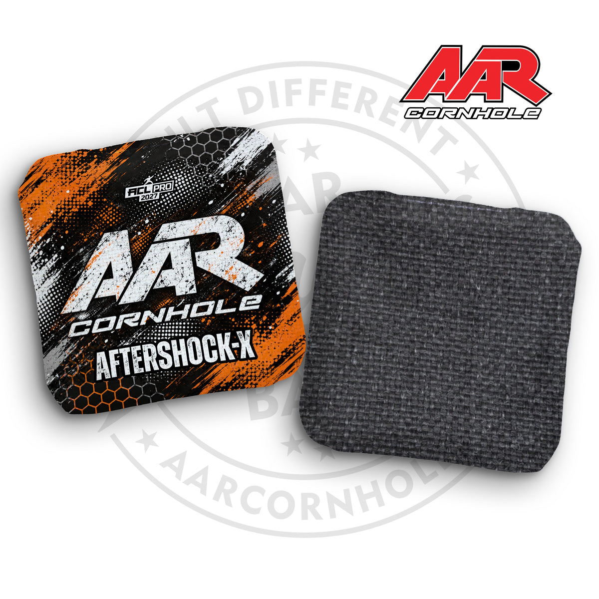 2027 AAR Aftershock-X Cornhole Bags - Halftone Grunge Edition - ACL Pro Stamped - SET OF 4