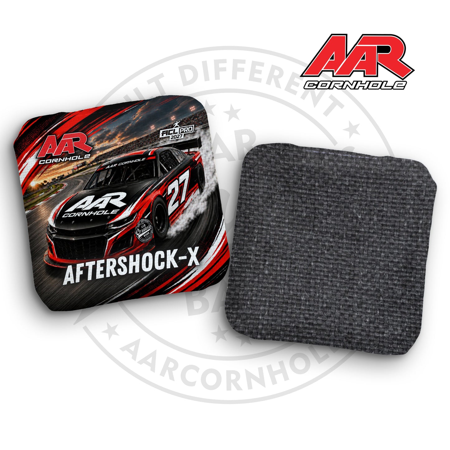 2027 AAR Aftershock-X Cornhole Bags - Racecar Edition - ACL Pro Stamped - SET OF 4