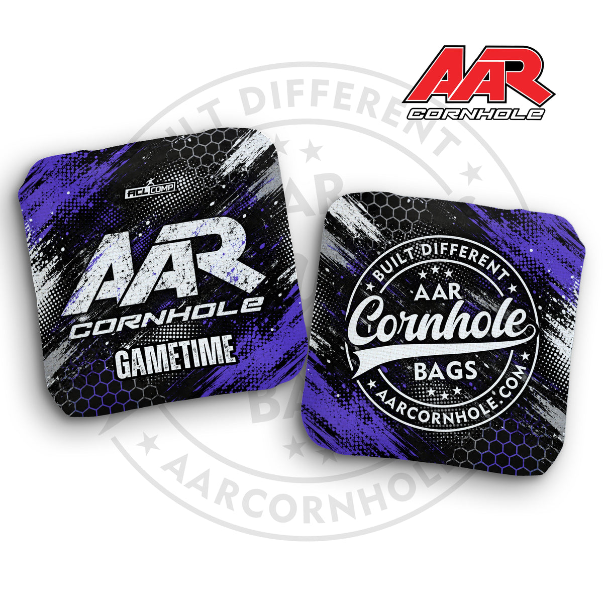 2027 AAR Gametime Cornhole Bags - Halftone Grunge Edition - ACL Comp Stamped - SET OF 4