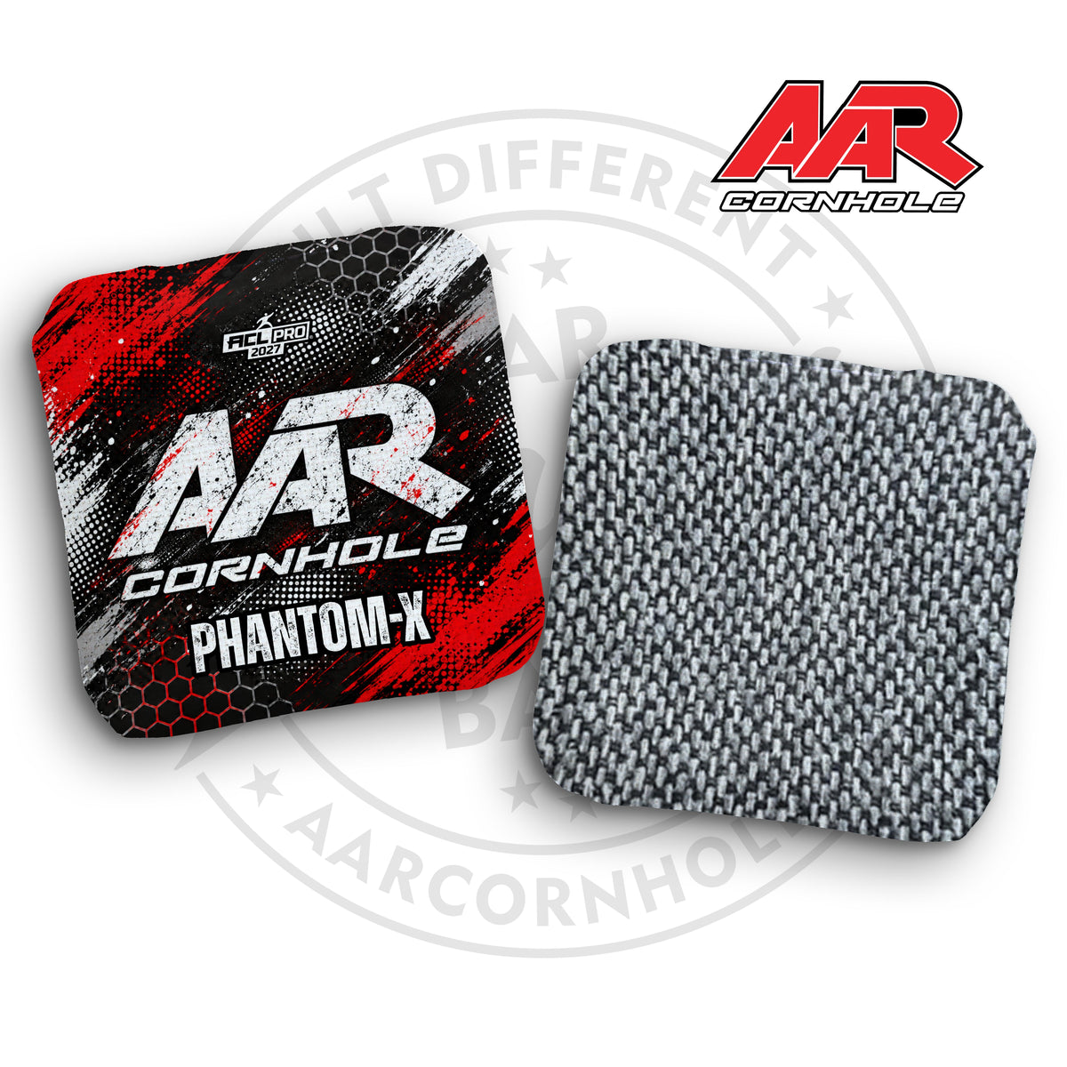 2027 AAR Phantom-X Cornhole Bags - Halftone Grunge Edition - ACL Pro Stamped - SET OF 4