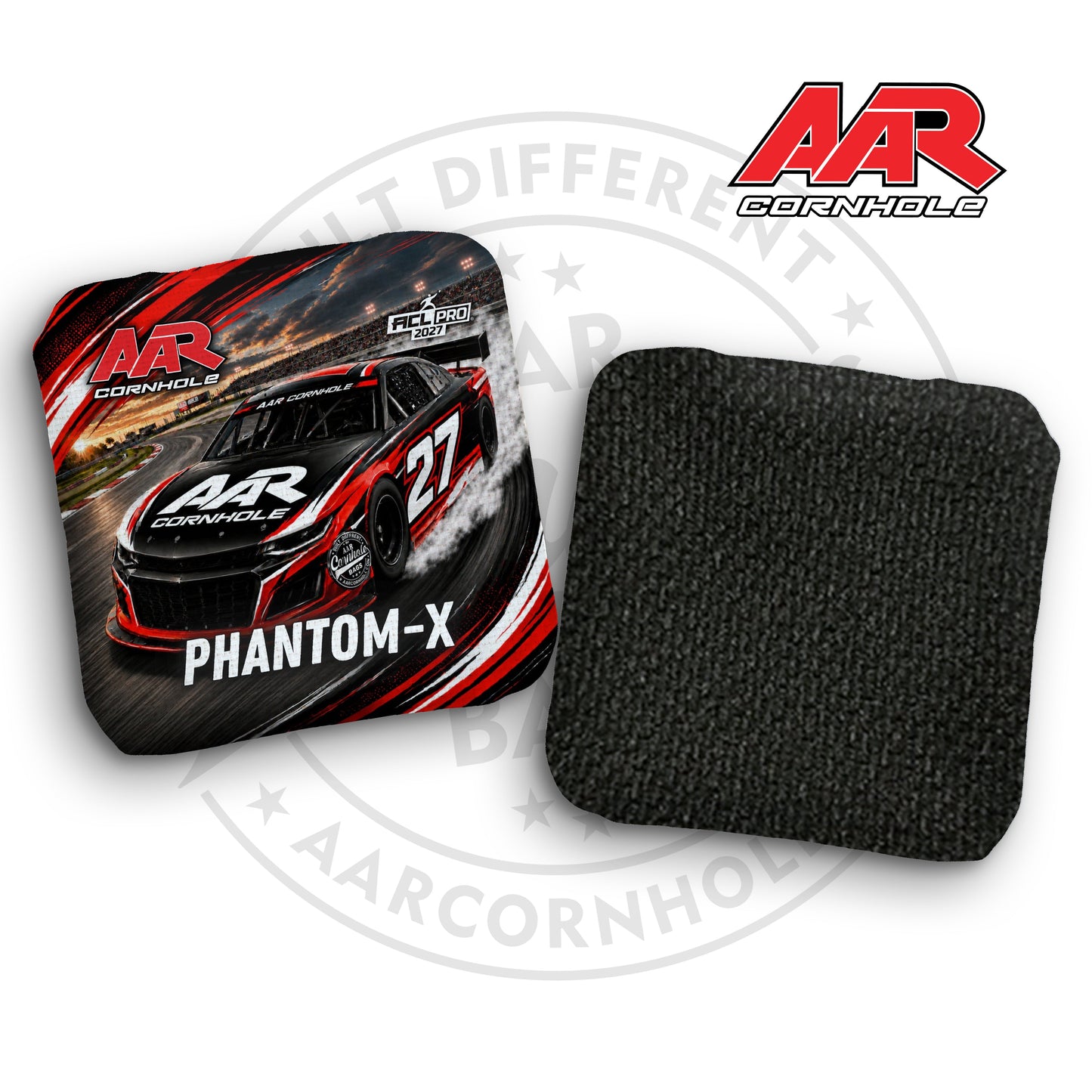 2027 AAR Phantom-X Cornhole Bags - Racecar Edition - ACL Pro Stamped - SET OF 4