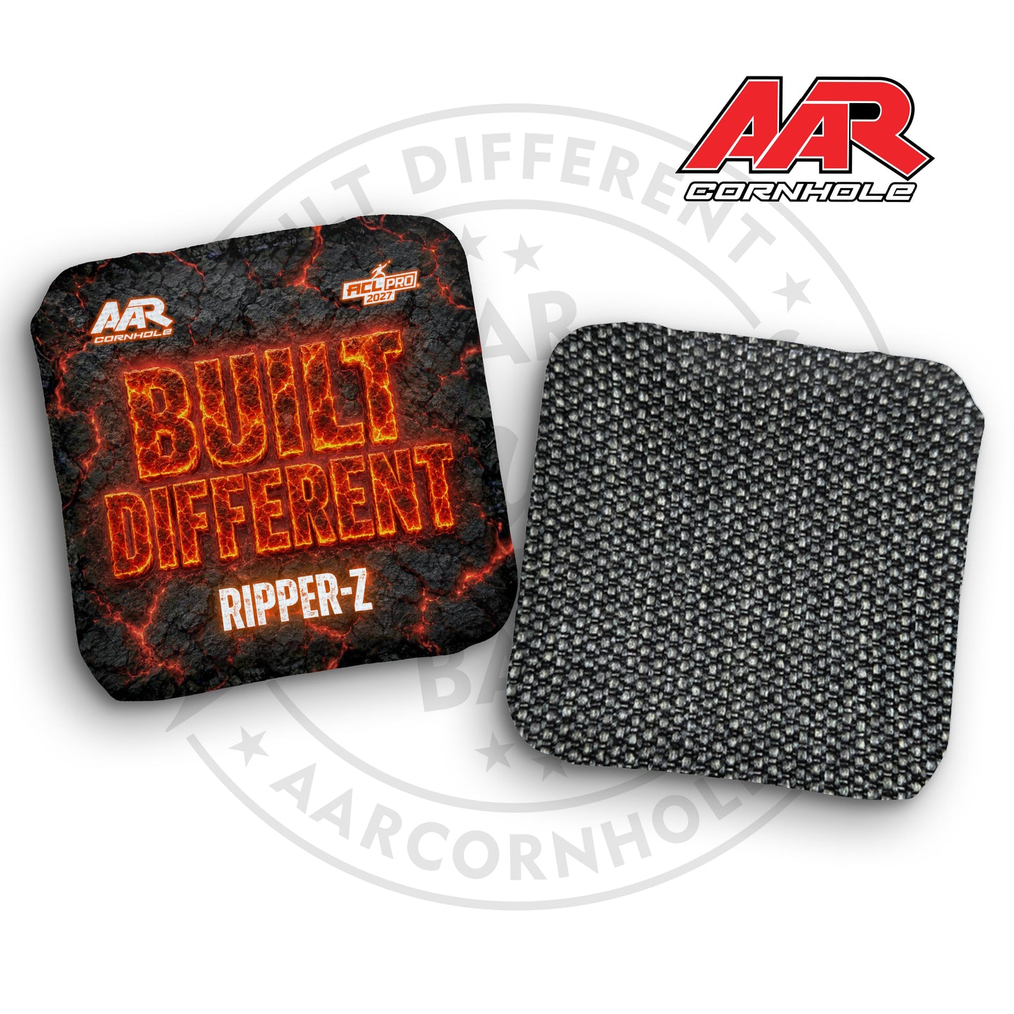 2027 AAR Ripper-Z Cornhole Bags - Built Different Lava Edition - ACL Pro Stamped - SET OF 4