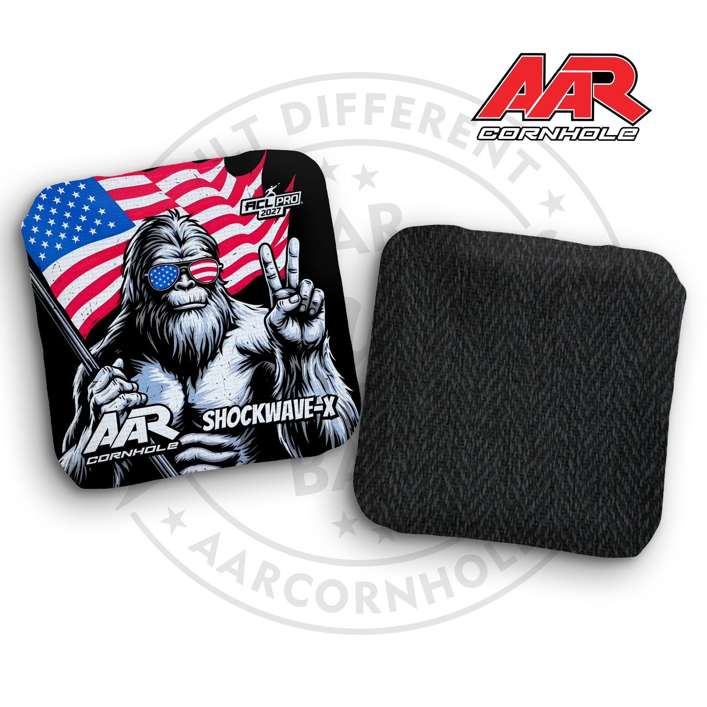 2027 AAR Shockwave-X Cornhole Bags - USA Bigfoot Edition - ACL Pro Stamped - SET OF 4