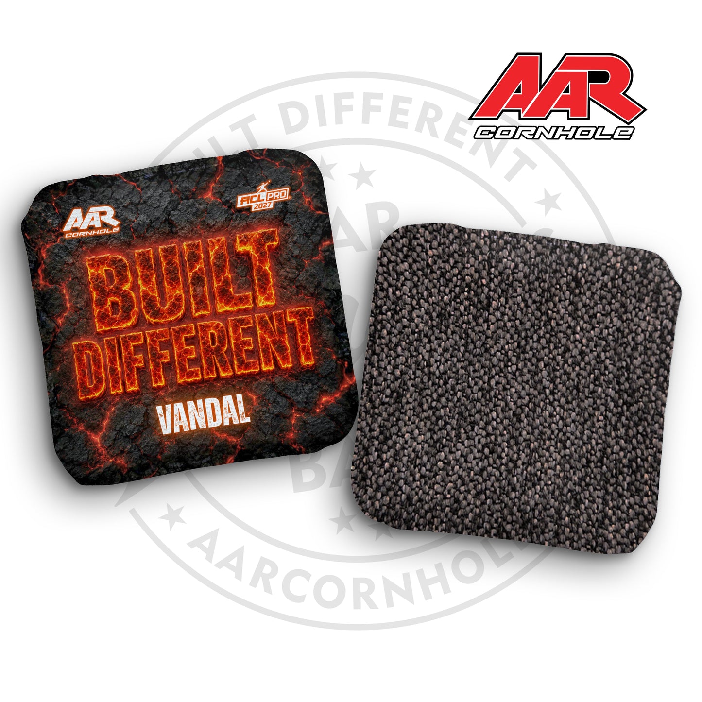 2027 AAR Vandal Cornhole Bags - Built Different Lava Edition - ACL Pro Stamped - SET OF 4