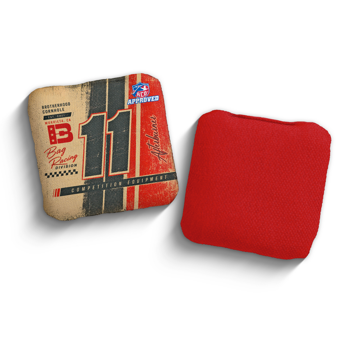 2027 Brotherhood Cornhole Afterburner Pole Position Edition ACO Stamped Cornhole Bags