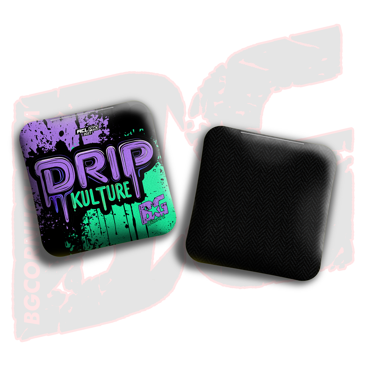 2027 Multiple Bag Models - DK x BG "Splatter" - ACL Pro Stamped Cornhole Bags - Set of 4 Bags