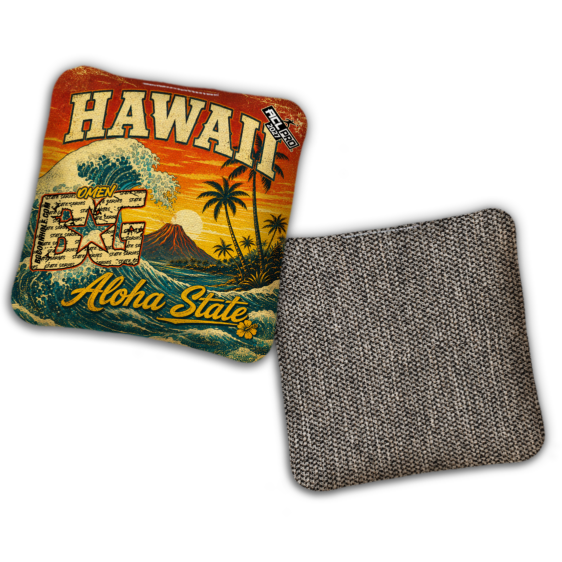 2027 BG Multiple Bag Models "Hawaii" - ACL Pro Stamped Cornhole Bags - SET OF 4 BAGS