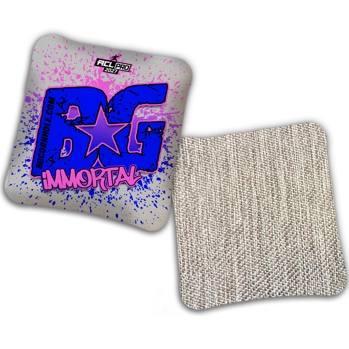 2027 BG Multiple Bag Models "PAINT SPLATTER" - ACL Pro Stamped Cornhole Bags - SET OF 4 BAGS