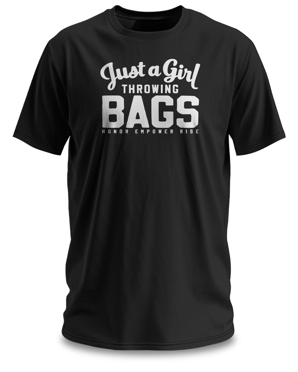 Just A Girl Throwing Bags