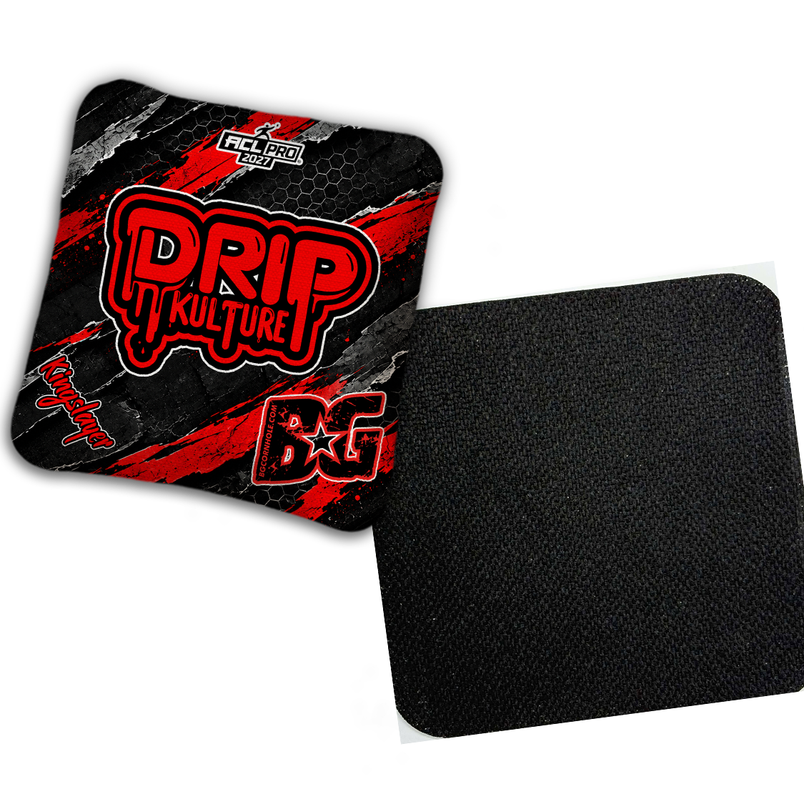 2027 Multiple Bag Models - DK x BG "OVERRIDE" - ACL Pro Stamped Cornhole Bags - Set of 4 Bags