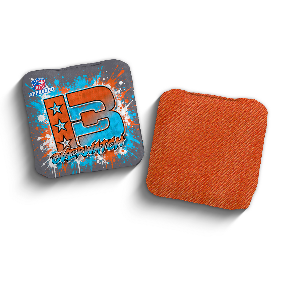 2027 Brotherhood Cornhole Overwatch Splatter Edition ACO Stamped Cornhole Bags