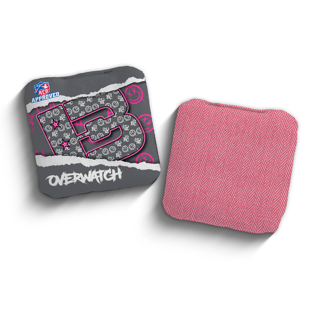 2027 Brotherhood Cornhole Overwatch Torn Smiles Edition ACO Stamped Cornhole Bags