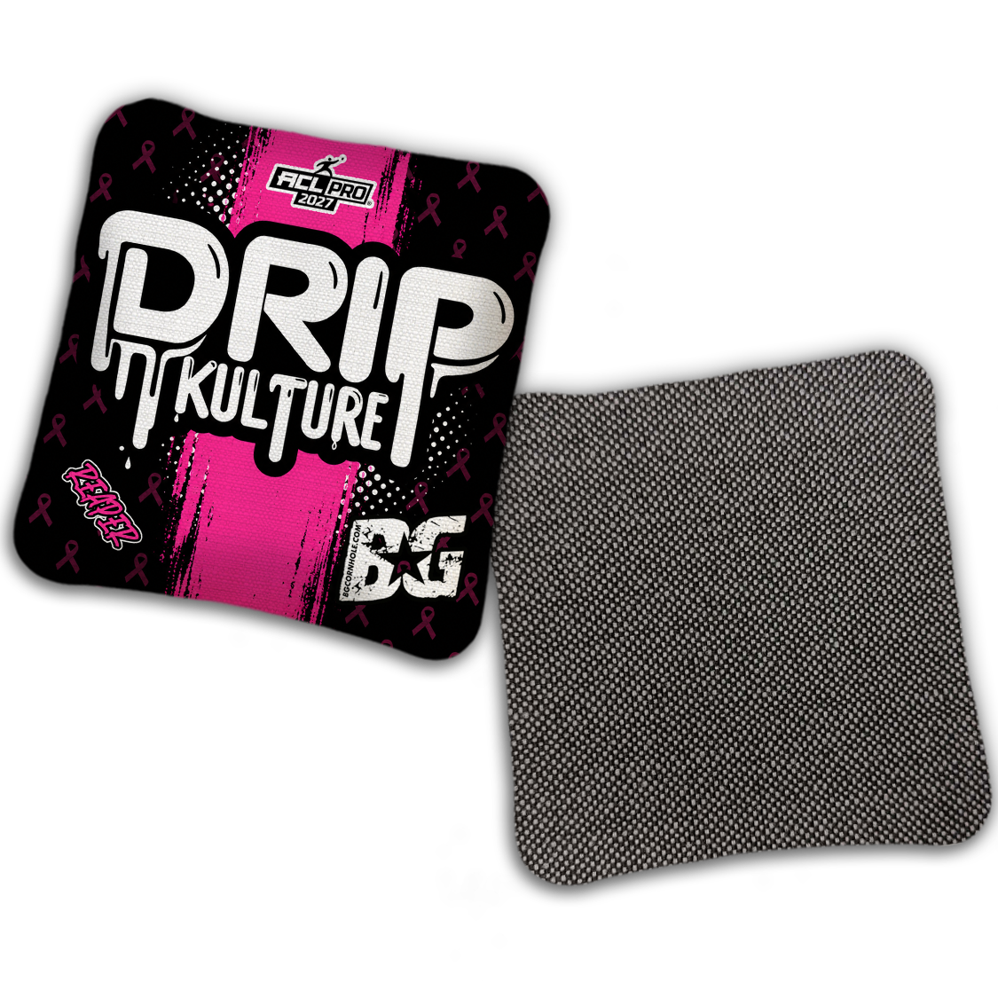 2027 Multiple Bag Models - DK x BG "BCA STRIPE" - ACL Pro Stamped Cornhole Bags - Set of 4 Bags
