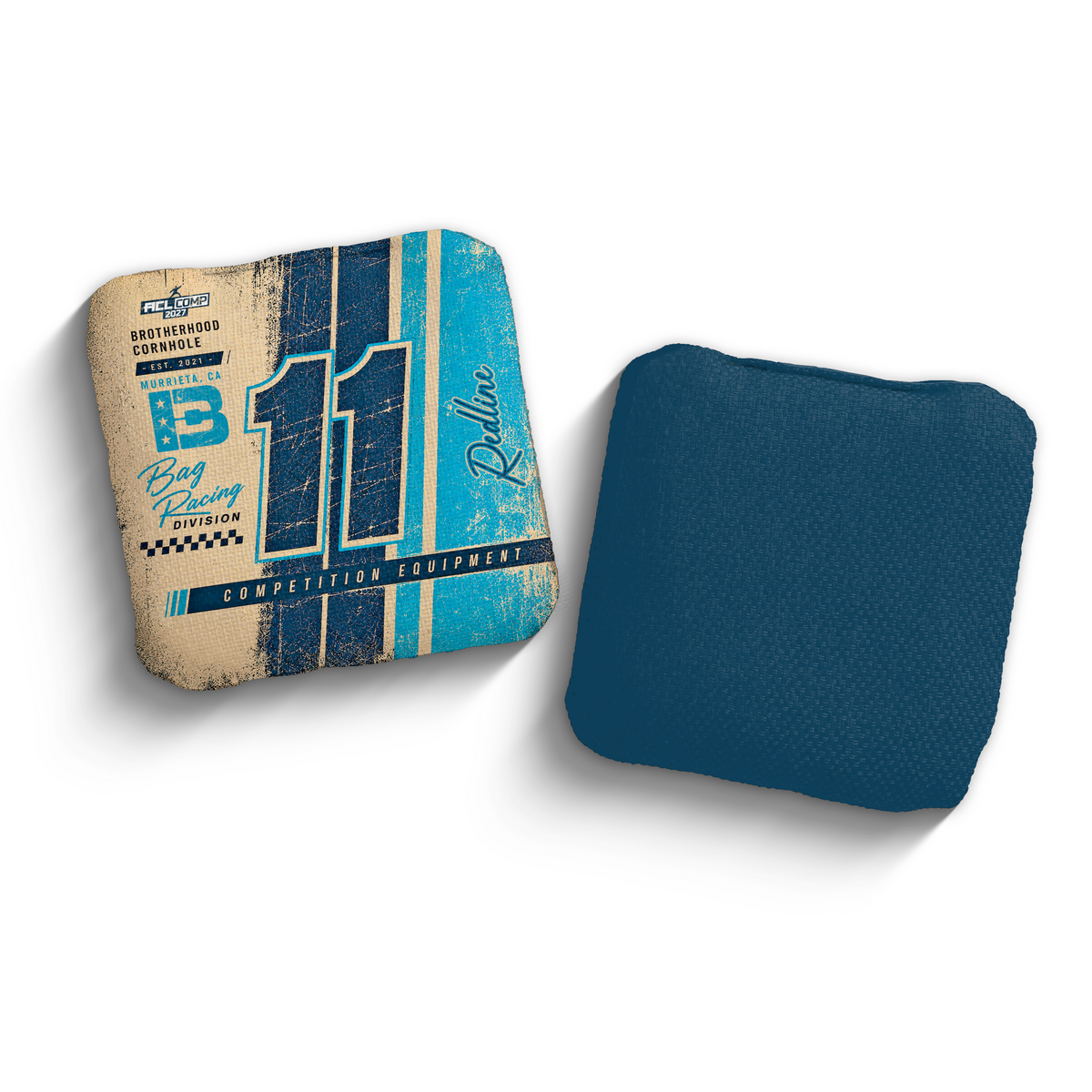 2027 Brotherhood Cornhole Redline Pole Position Edition ACL Comp Stamped Cornhole Bags