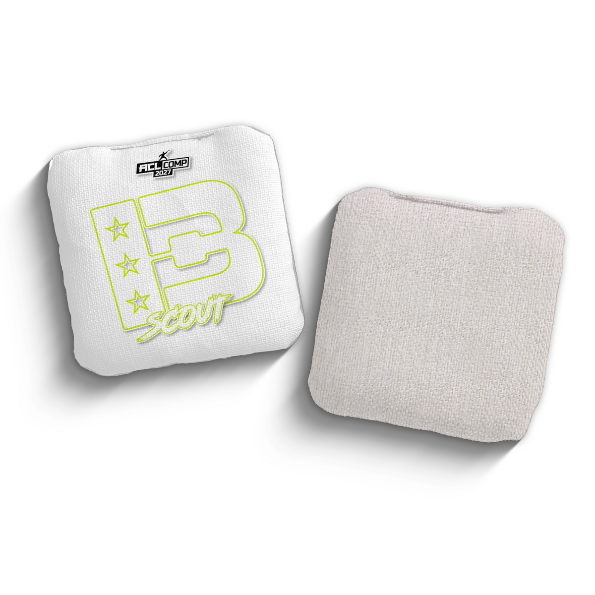 2027 Brotherhood Cornhole Scout White Outline Edition ACL Comp Stamped Cornhole Bags