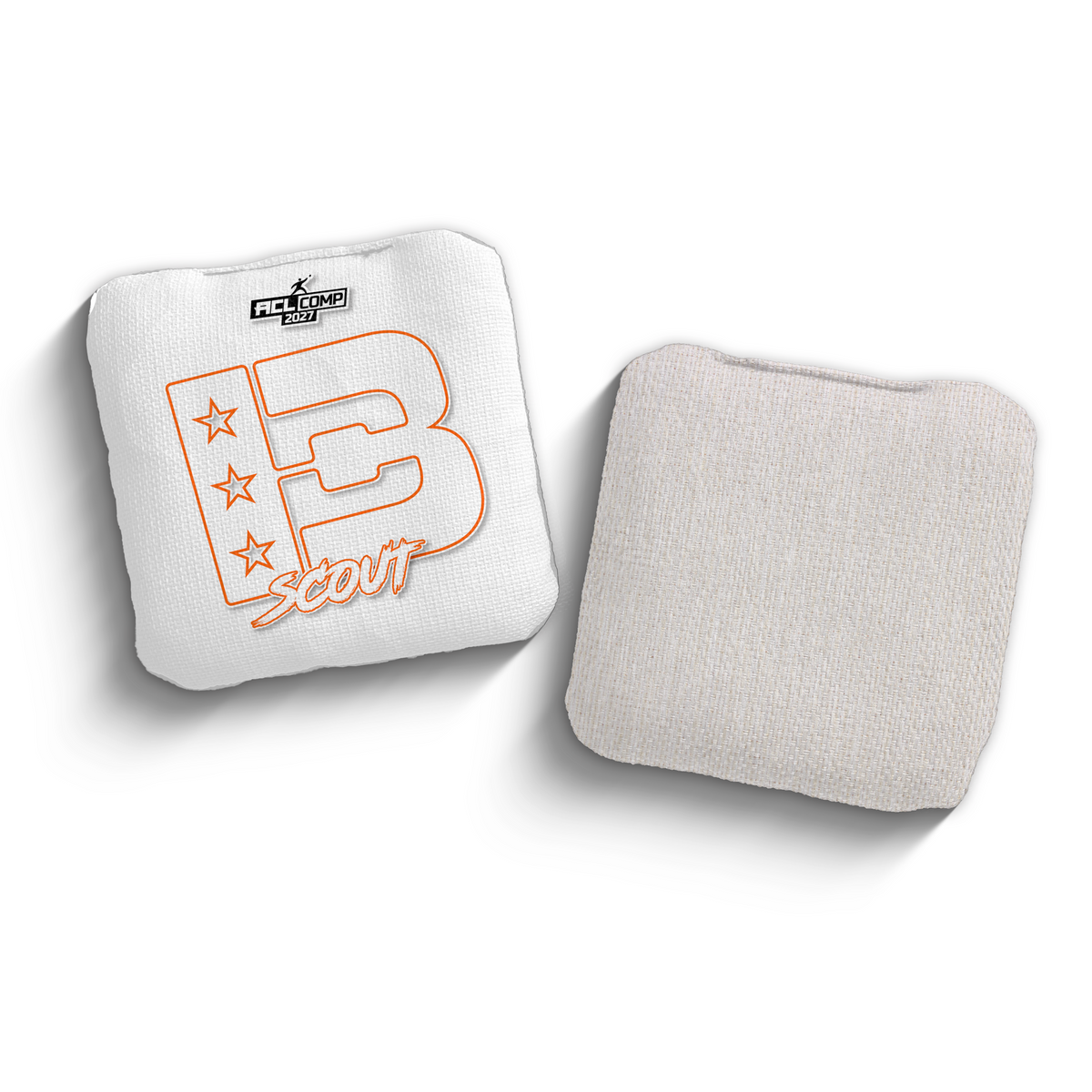 2027 Brotherhood Cornhole Scout White Outline Edition ACL Comp Stamped Cornhole Bags