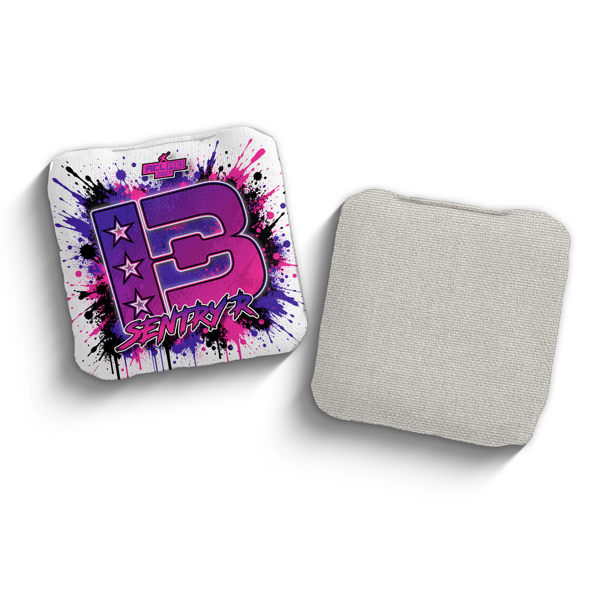2027 Brotherhood Cornhole Sentry Splatter Edition ACL Pro Stamped Cornhole Bags