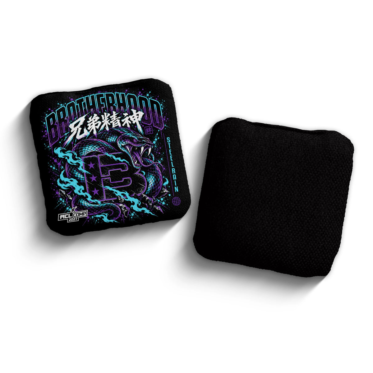 2027 Brotherhood Cornhole Steel Rain Different Breed Edition ACL Comp Stamped Cornhole Bags