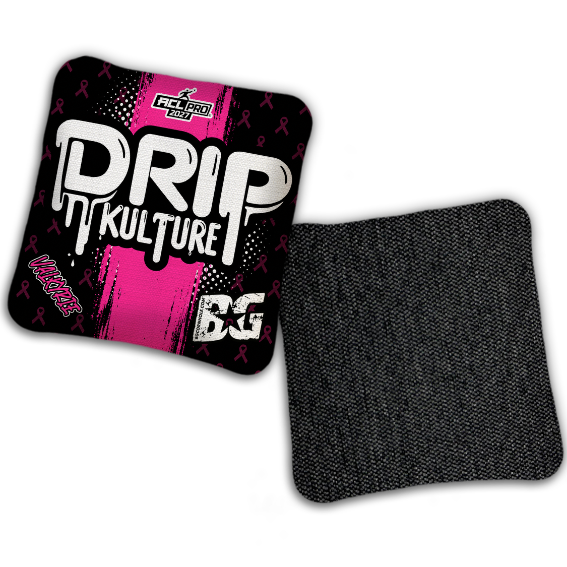2027 Multiple Bag Models - DK x BG "BCA STRIPE" - ACL Pro Stamped Cornhole Bags - Set of 4 Bags