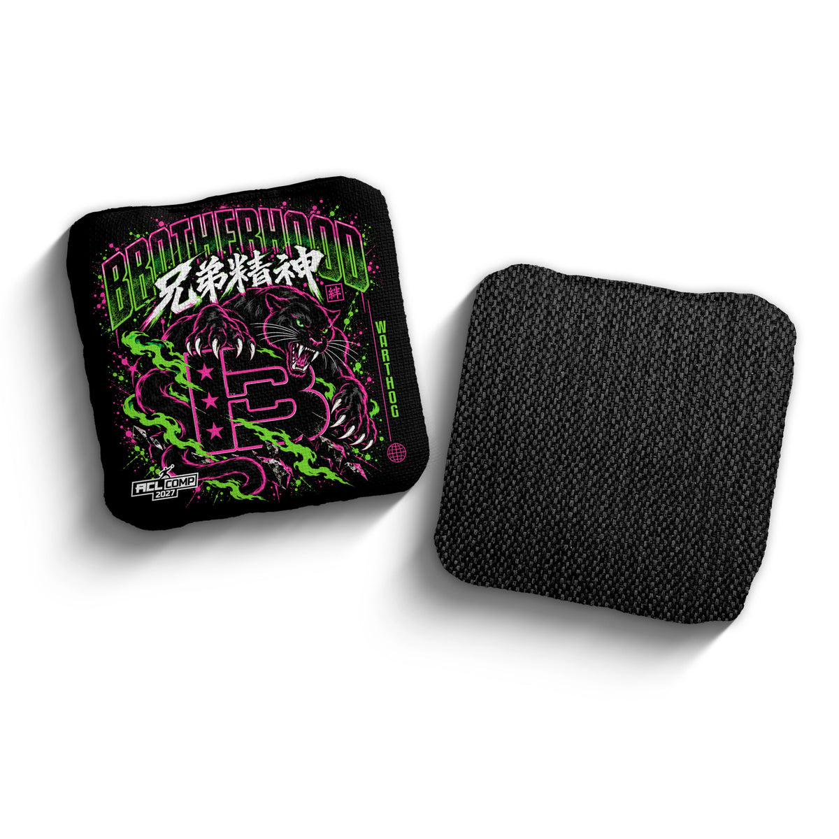2027 Brotherhood Cornhole Warthog Different Breed Edition ACL Comp Stamped Cornhole Bags