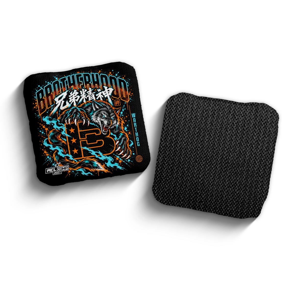 2027 Brotherhood Cornhole Warthog Different Breed Edition ACL Comp Stamped Cornhole Bags