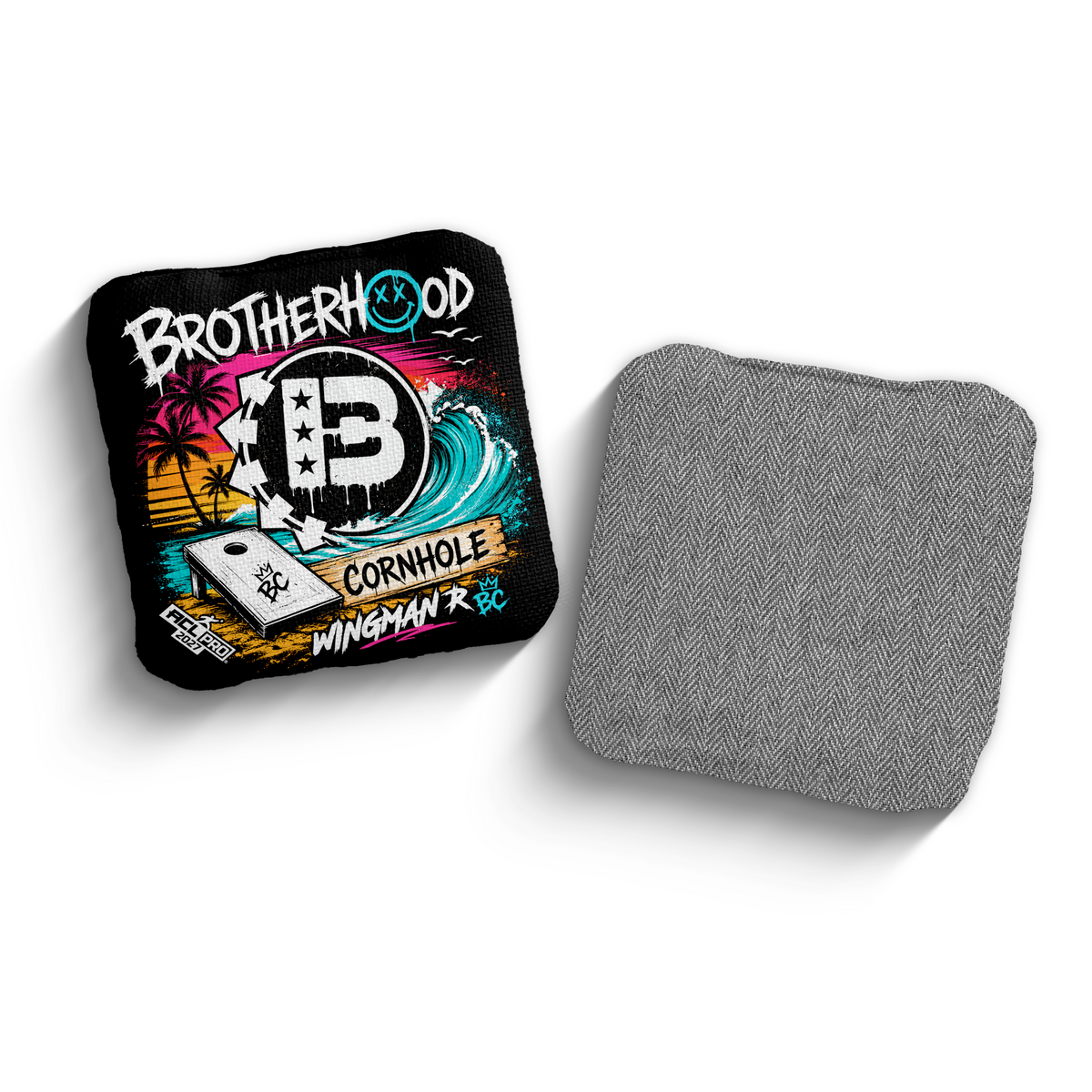 2027 Brotherhood Cornhole Wingman Beach Punk Edition ACL Pro Stamped Cornhole Bags