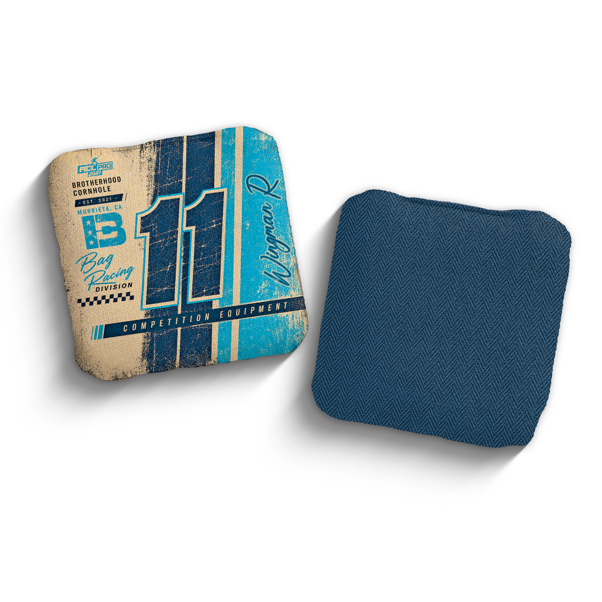2027 Brotherhood Cornhole Wingman Pole Position Edition ACL Pro Stamped Cornhole Bags