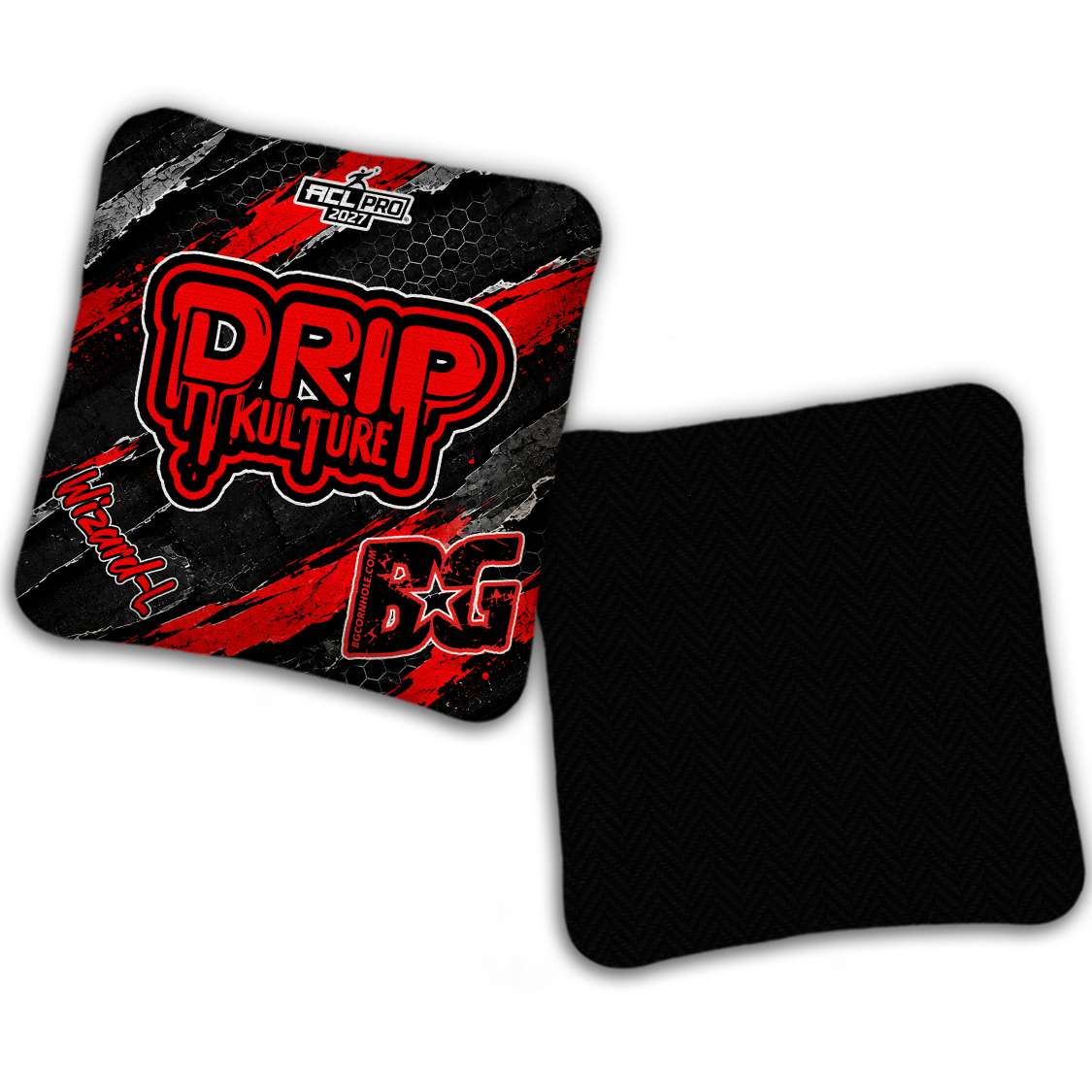 2027 Multiple Bag Models - DK x BG "OVERRIDE" - ACL Pro Stamped Cornhole Bags - Set of 4 Bags