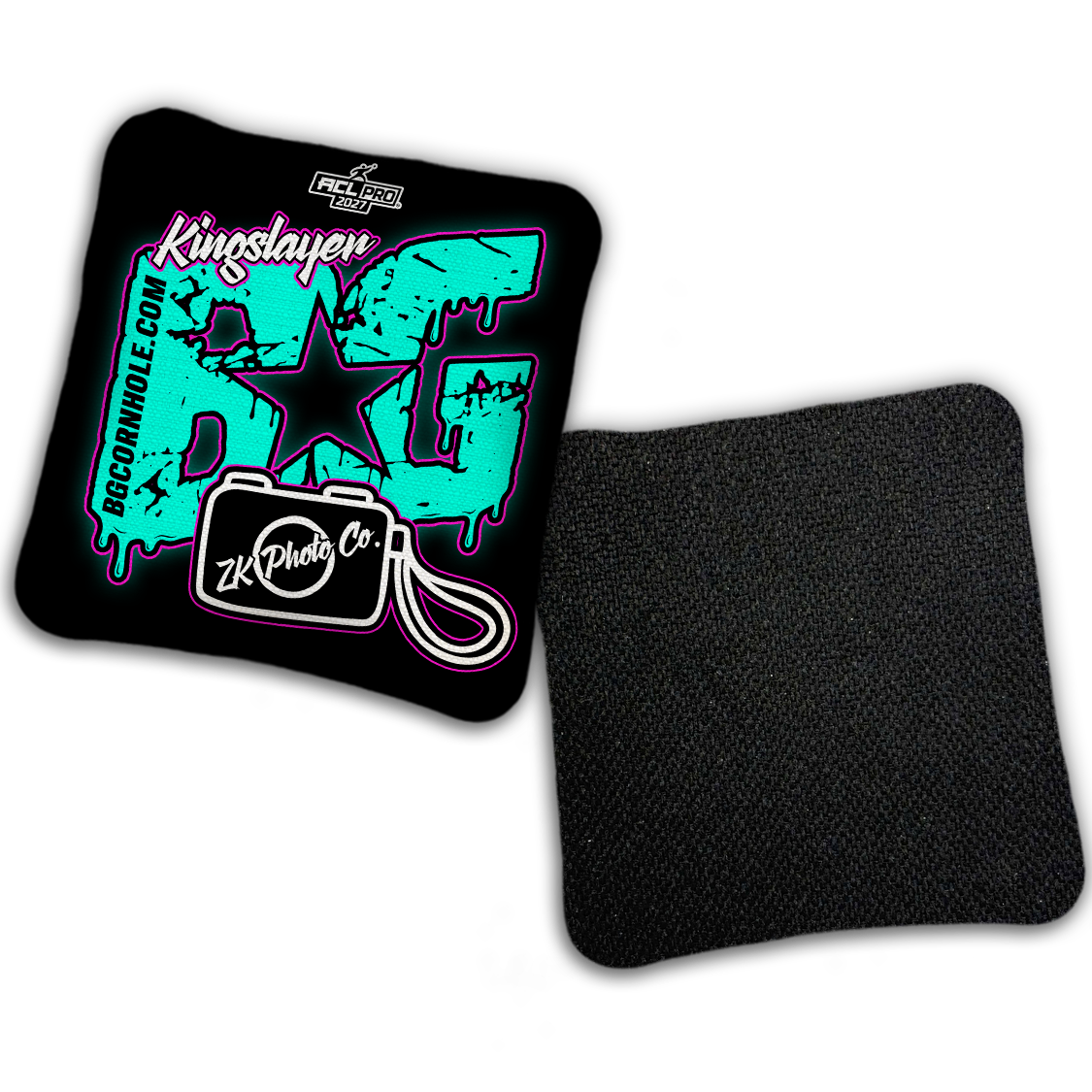2027 Multiple Bag Models "ZK Photo Co” Collab - ACL Pro Stamped Cornhole Bags - SET OF 4 BAGS