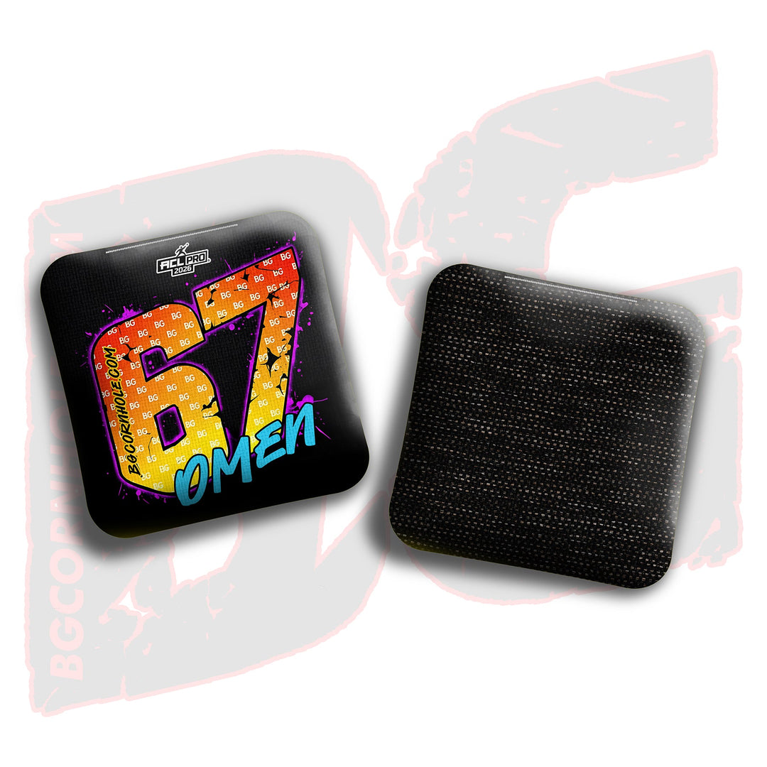 2026 BG Multiple Bag Models"67" - ACL Pro Stamped Cornhole Bags - SET OF 4 BAGS