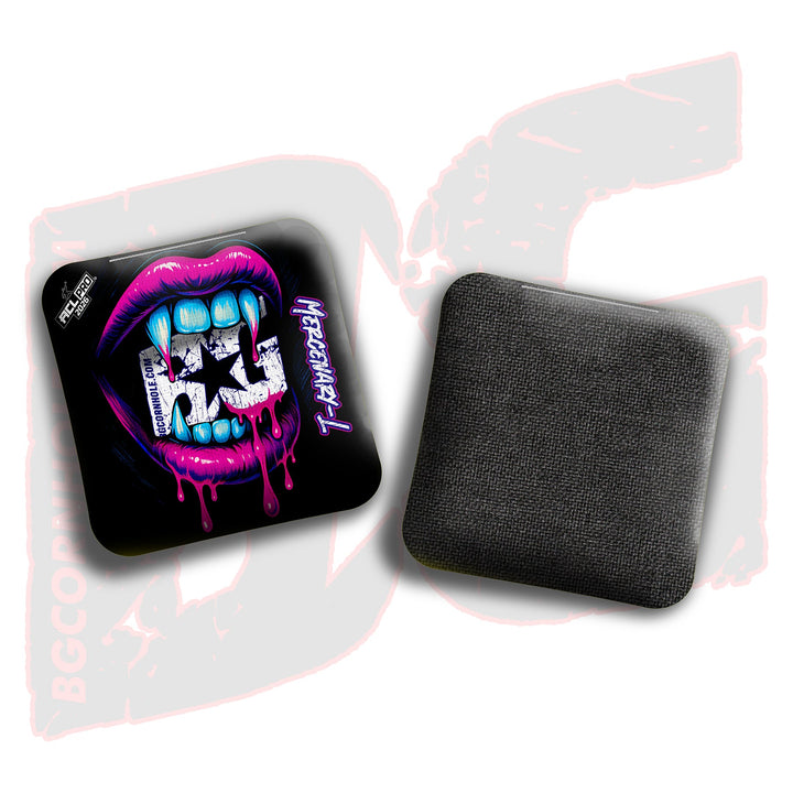 2026 BG Multiple Bag Models "Lethal Lips" - ACL Pro Stamped Cornhole Bags - SET OF 4 BAGS