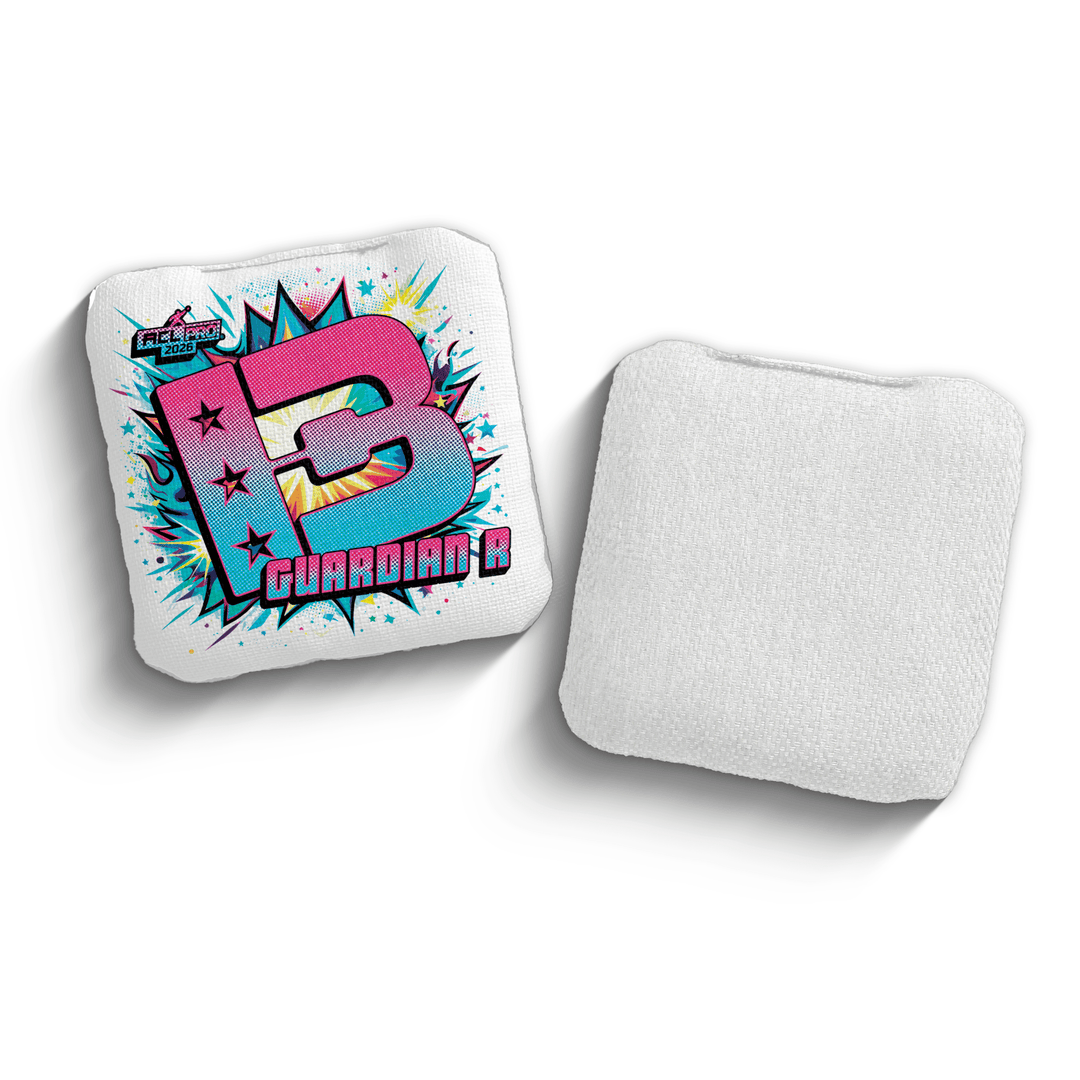 2026 Brotherhood Cornhole Guardian Comic Edition ACL Pro Stamped Cornhole Bags