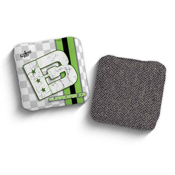 2026 Brotherhood Cornhole Guardian X Checkered Edition ACL Pro Stamped Cornhole Bags