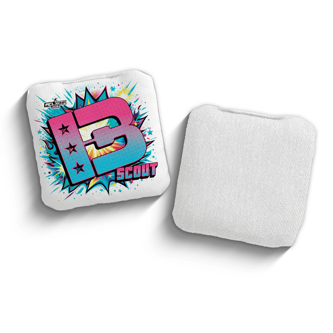 2026 Brotherhood Cornhole Scout Comic Edition ACL Comp Stamped Cornhole Bags