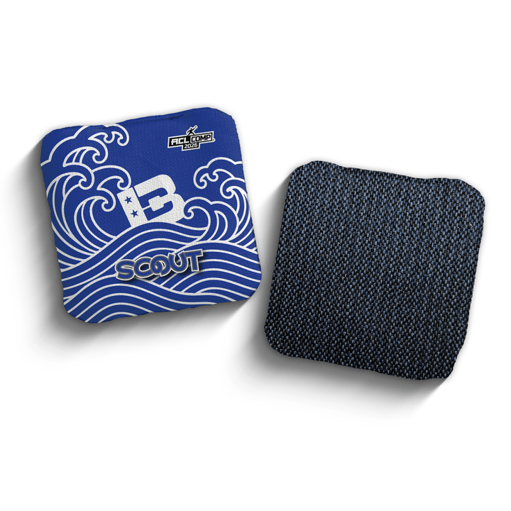 2026 Brotherhood Cornhole Scout Japanese Wave Edition ACL Comp Stamped Cornhole Bags