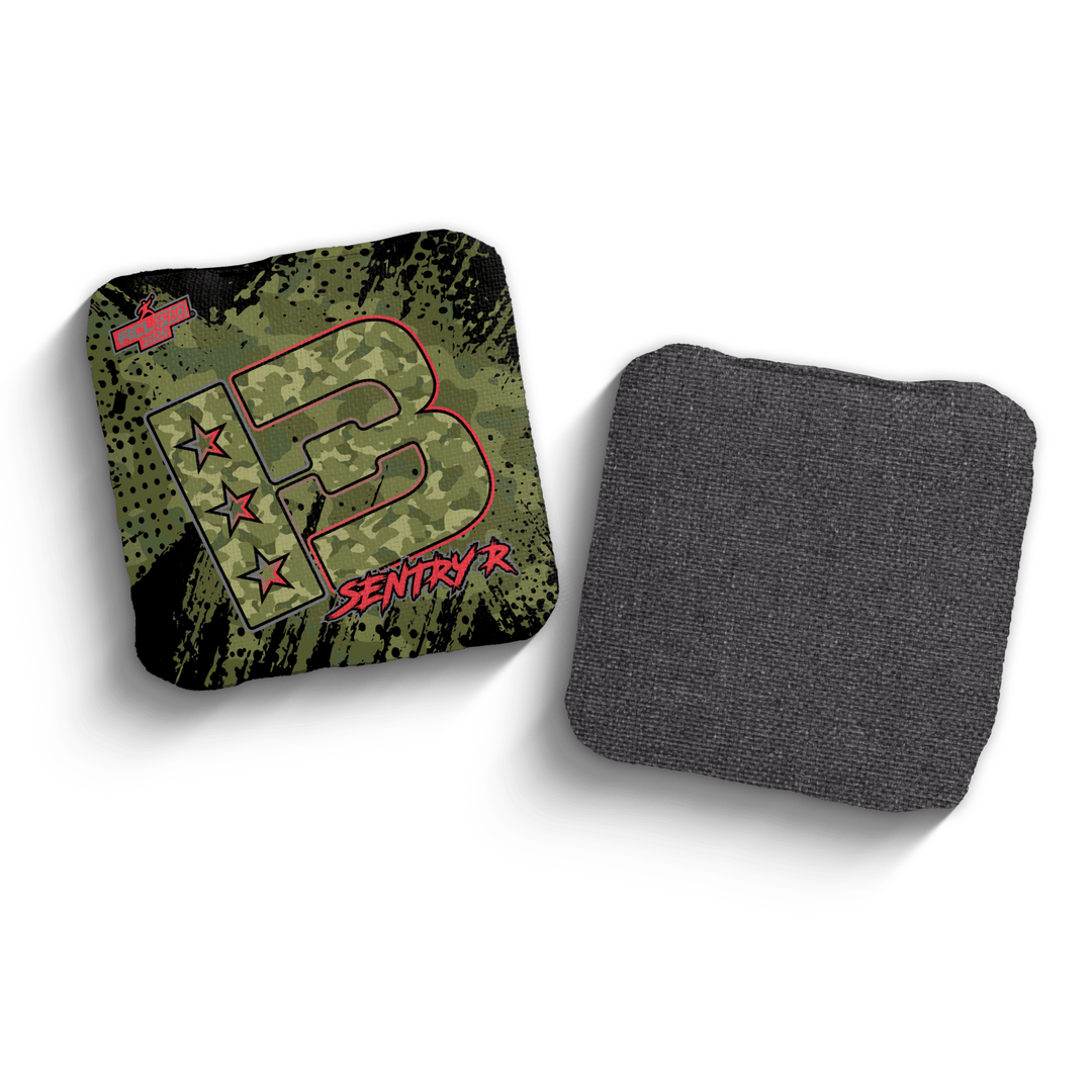 2026 Brotherhood Cornhole Sentry Camo Edition ACL Pro Stamped Cornhole Bags