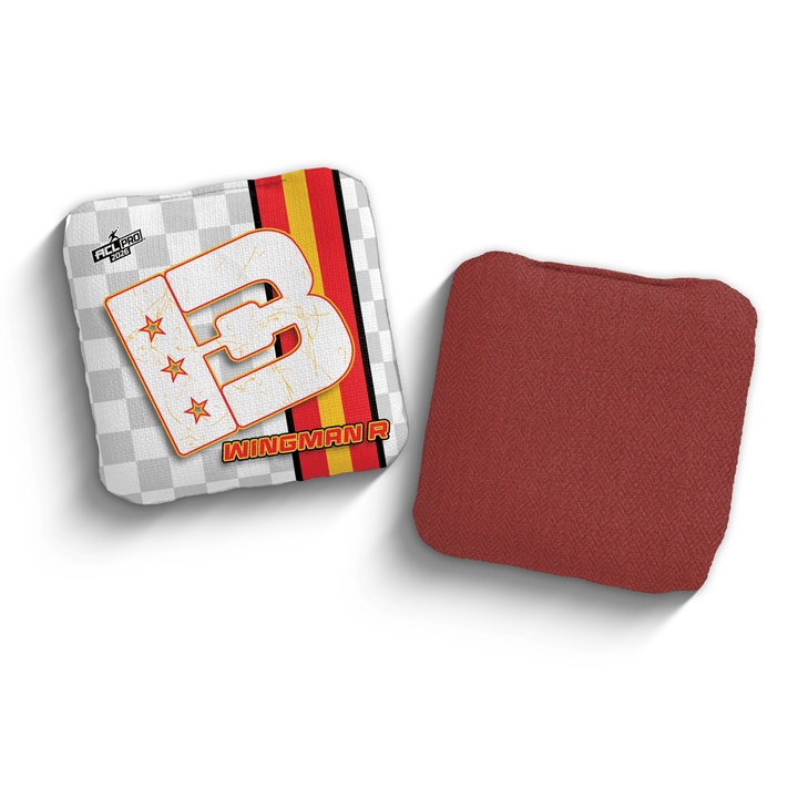 2026 Brotherhood Cornhole Wingman Checkered Edition ACL Pro Stamped Cornhole Bags