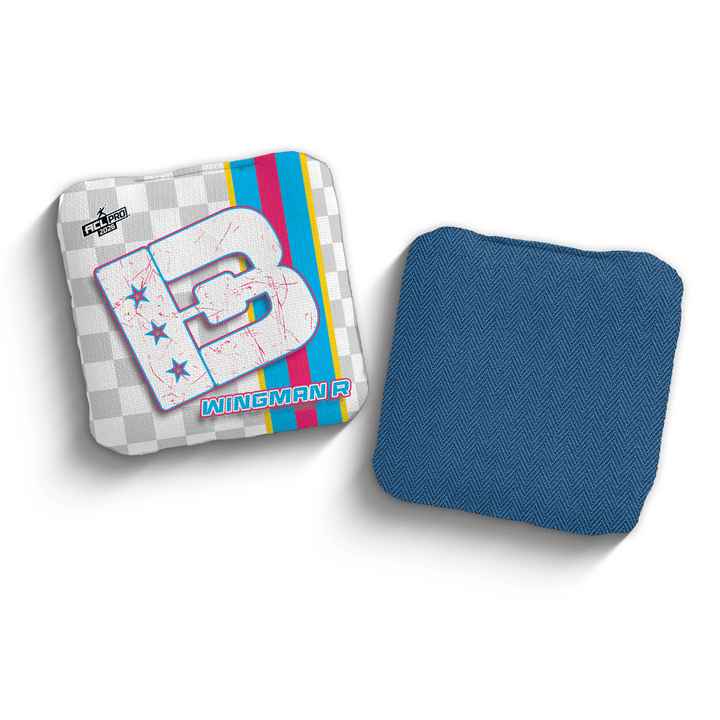 2026 Brotherhood Cornhole Wingman Checkered Edition ACL Pro Stamped Cornhole Bags