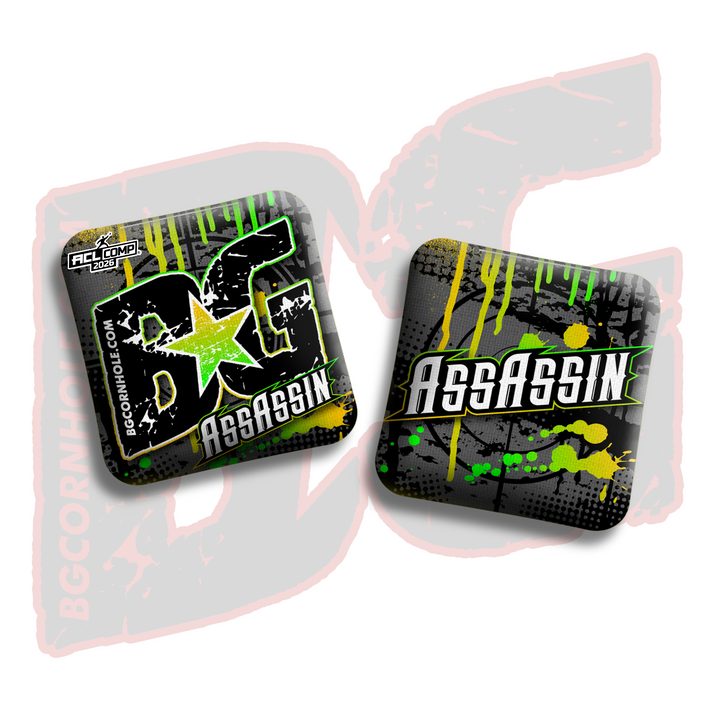 2026 BG Comp Assassin - "Blast" - ACL Comp Stamped Cornhole Bags - SET OF 4 BAGS