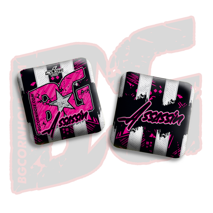 2026 BG Comp Assassin - "Rally Strike" - ACL Comp Stamped Cornhole Bags - SET OF 4 BAGS